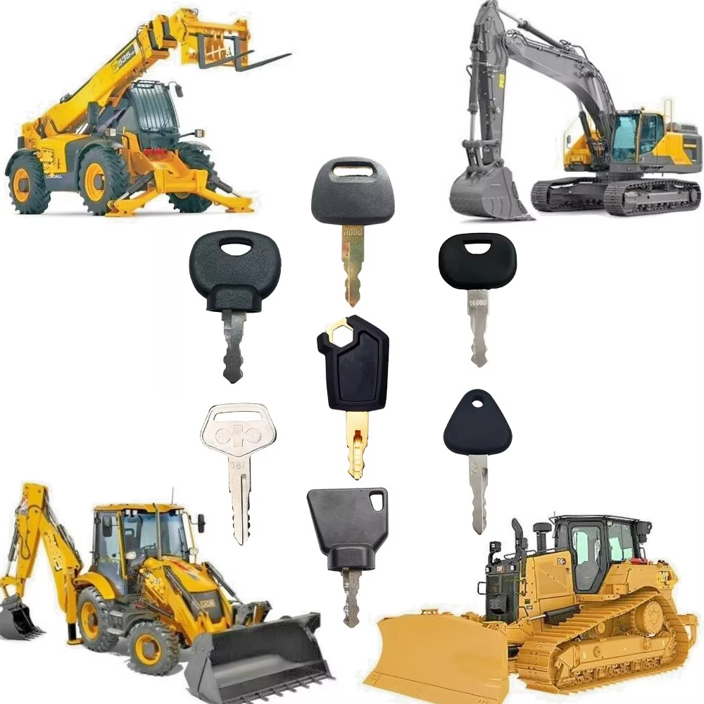7PCS excavator keys are suitable for 14603, H800, 14607, 787, JCB, 777, CAT