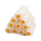 Thumb roller brush roll core mini roll brush head 4 inch yellow strip yellow blue cotton blended hot melt thumb brush head