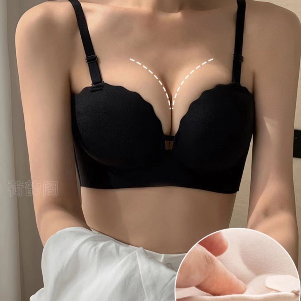 Venta directa de fábrica comercio electrónico transfronterizo Sudeste de Asia Vietnam Tailandia damas sin costuras sujetador de recogida lateral cómodo