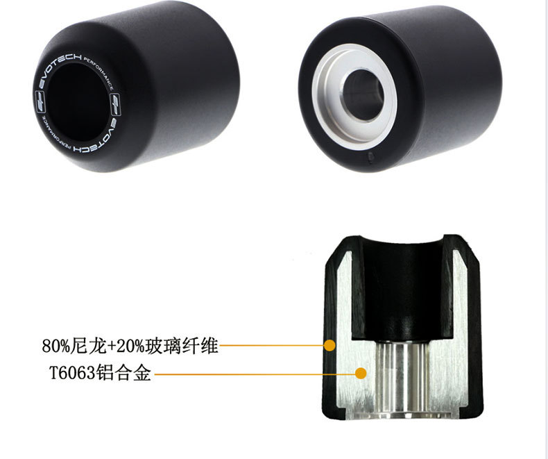 Suitable for Triumph Trident Tiger 660 Motorcycle Modified Parts Body Protection Anti-Fall Stick Anti-Fall Ball Glue
