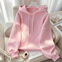 秋冬季韩版时尚新款连帽卫衣女士洋气设计感上衣小众百搭气质小衫