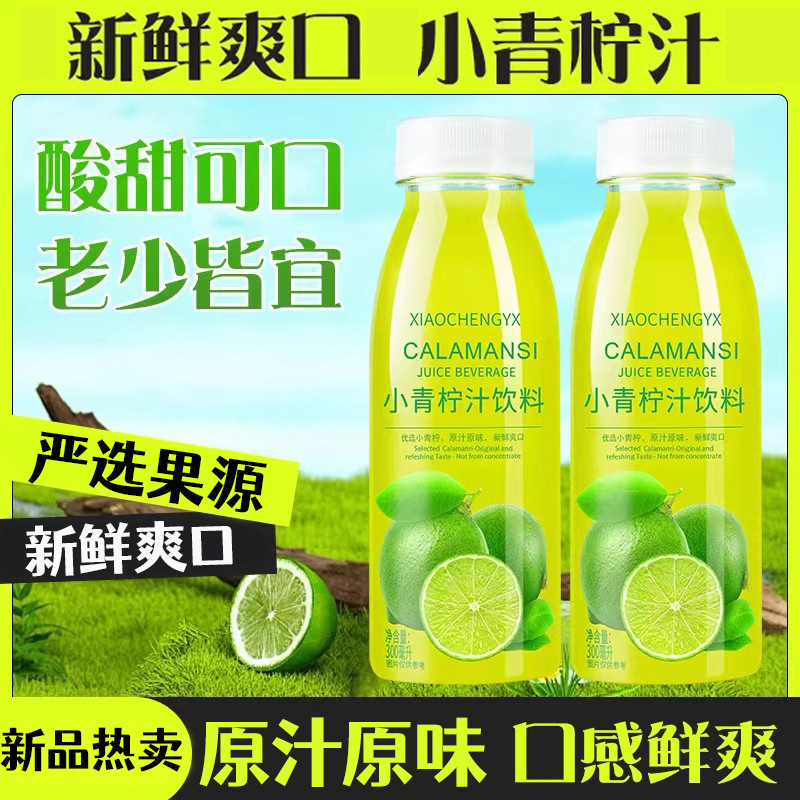 Small Lime Juice Drink 300ml*6 Bottles Colorful Box Lemonade Internet-Famous Lemon Fruit Flavor Premium Summer Thirst-Quenching Drink Small Lime Juice Drink 300ml*6 Bottles Colorful Box Lemonade Internet-Famous Lemon Fruit Flavor Premium Summer Thirst-Quenching Drink