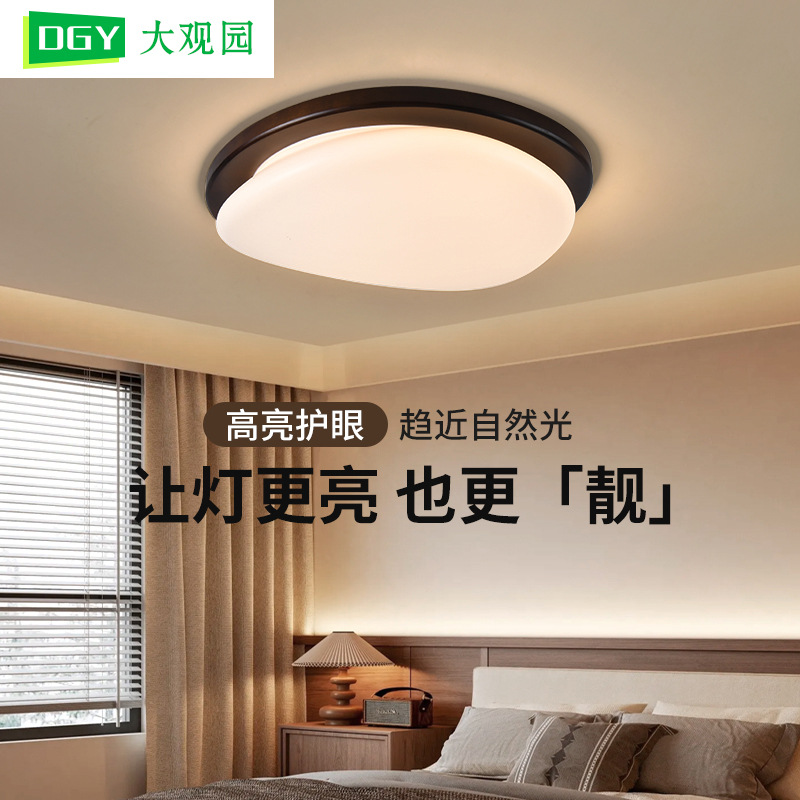 Gran vista jardín lámpara de techo 2026 nueva lámpara de habitación creativa nueva atmósfera china lámpara de dormitorio luminaria zhongshan 357L