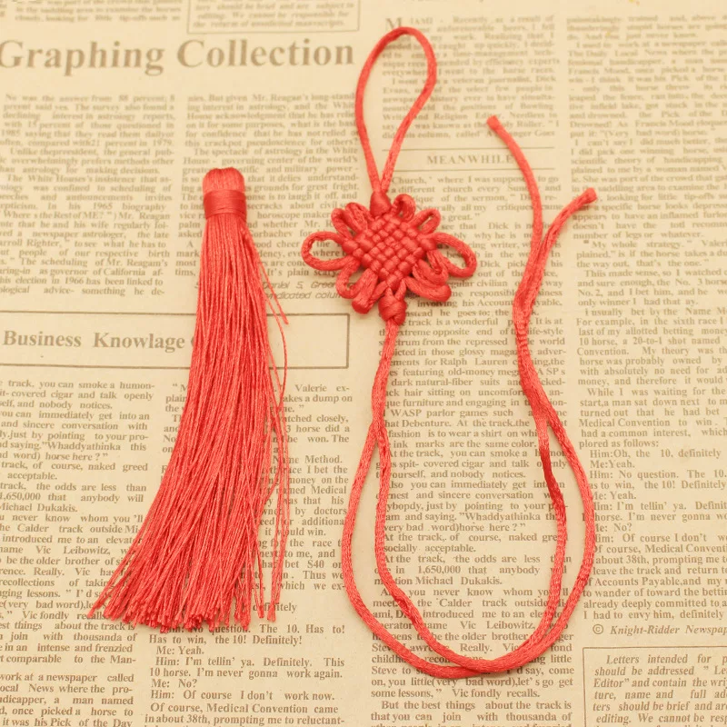 Woven pendant handmade with tassels, accessories, accessory, 5 size