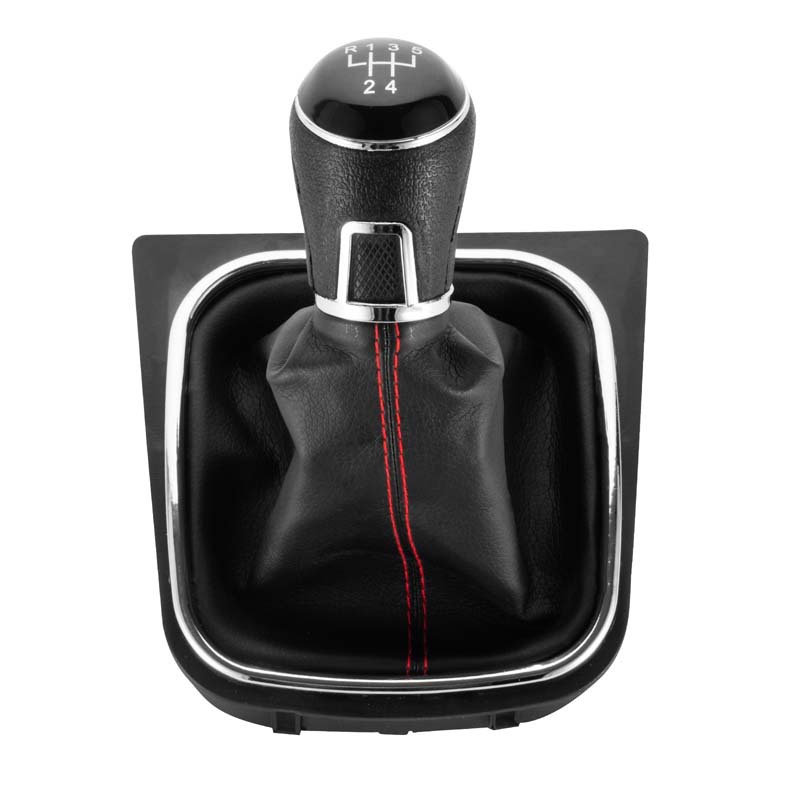 Funda Protectora para Palanca de Cambios con Línea Roja, Accesorios para el Interior del Automóvil, Compatible con Volkswagen Jetta Golf