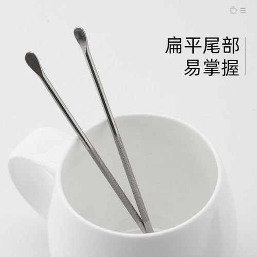 Cross-border 304 stainless steel latte art coffee carving stick fancy coffee utensil hook pattern baking milk foam latte art needle