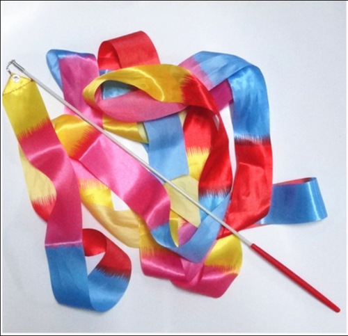 Dance ribbons, artistic gymnastics buntings, children's dance ribbons, ribbons, toys, props, hardcover factory direct sales 4 meters