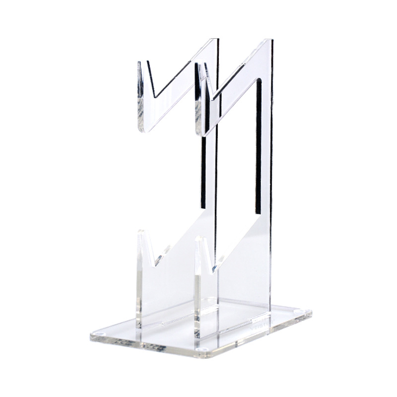 Soporte de acrílico del almacenamiento de la manija de acrílico del soporte PS4/ PS5/PS3 del soporte de escritorio de la doble-capa GamePad
