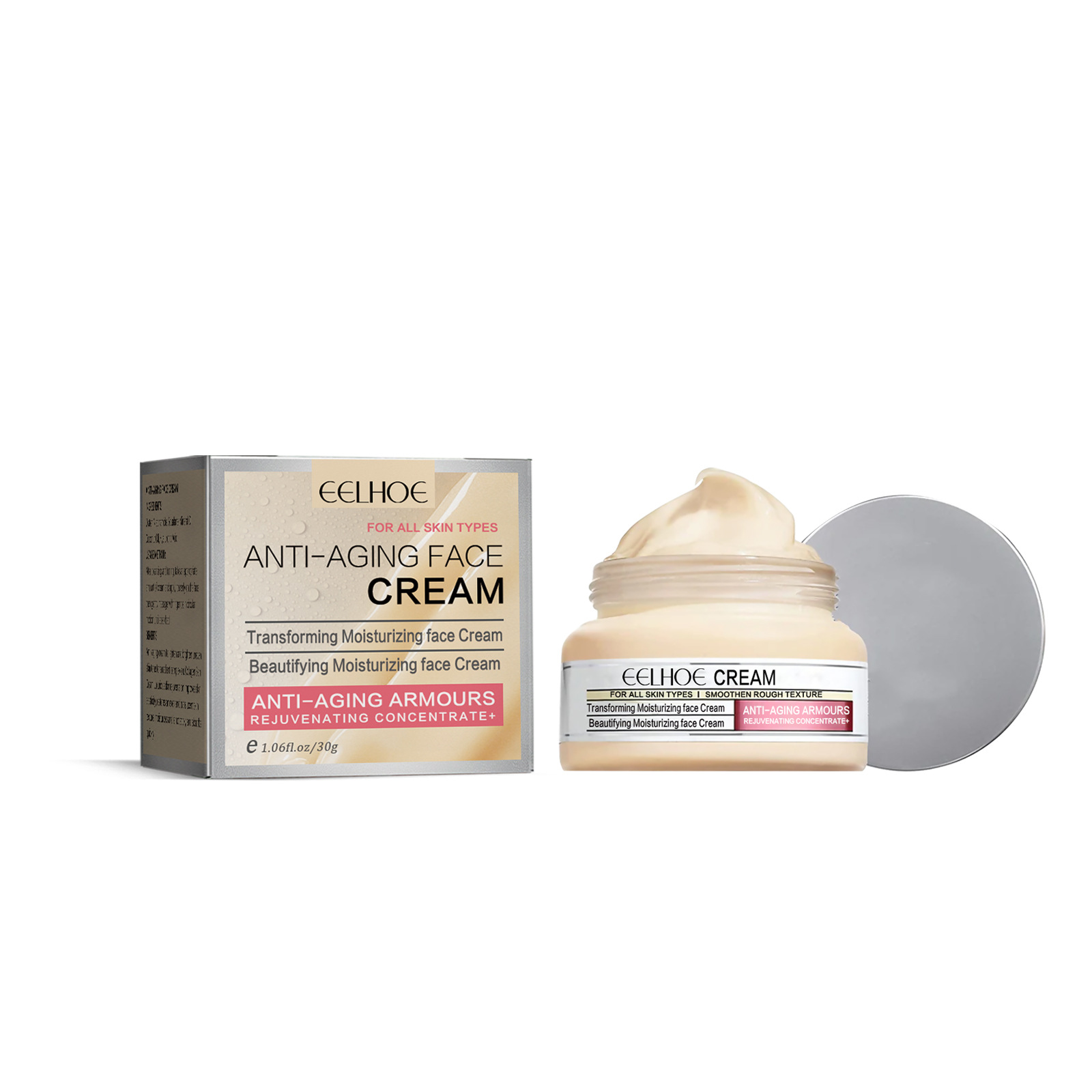 EELHOE Facial Firming Cream Weakens Fine Lines, Replenishes Wrinkles, Moisturizes, Brightens, wrinkle, Anti aging and_voghion.com