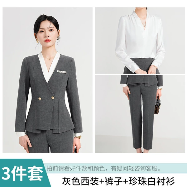 Classic suit jacket, trousers, shirt