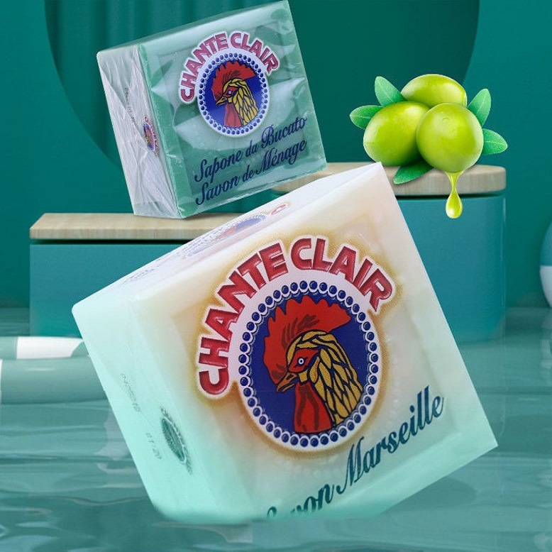 正版意大利进口大公鸡肥皂 内衣马赛皂/植物洗衣皂管家鸡头皂300g