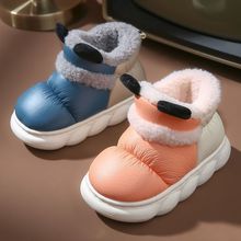 男童女童棉鞋秋冬季宝宝婴儿童防滑小孩室内1-8岁家用幼儿毛毛2