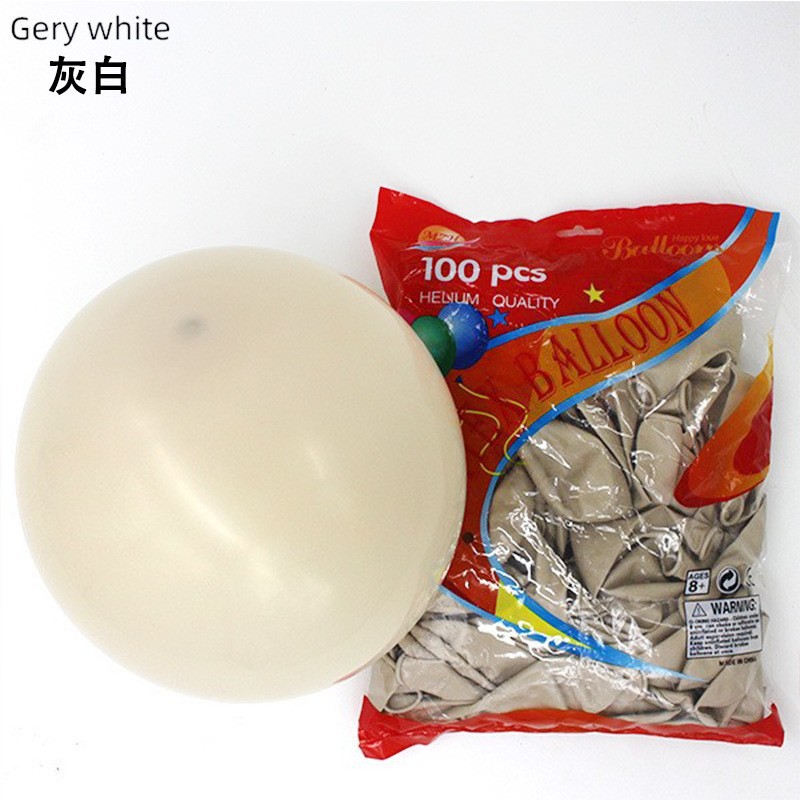 Set de Globos Mate de 12 Pulgadas, Gruesos, Personalizados para Cumpleaños Infantiles, Decoración de Bodas y Arreglos de Globos Coloridos