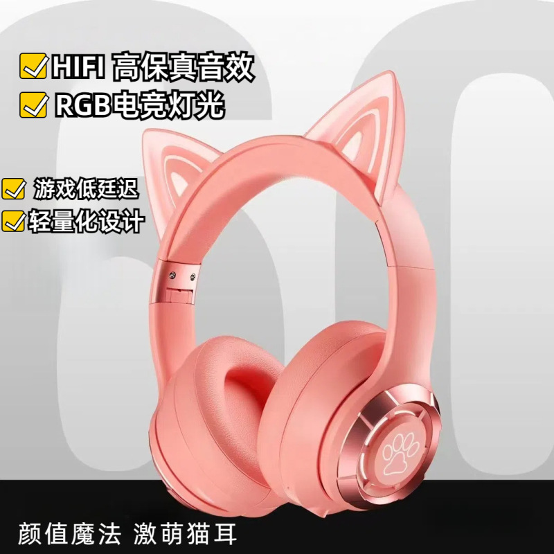 ワイヤレスヘッドセット、ヘッドマウントBluetoothヘッドセット、高品質ノイズリダクション、eスポーツゲーム、Bluetoothスポーツオンラインクラス、携帯電話、コンピュータ|undefined