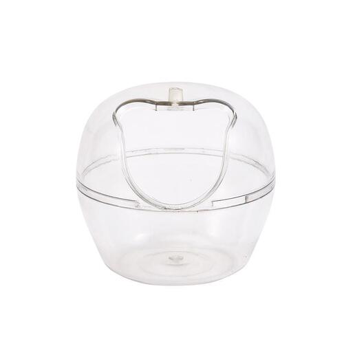 Sure enough, pet hamster golden bear bathroom toilet transparent acrylic dual-purpose landscaping nest shelter pet supplies