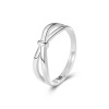 Adjustable zirconium suitable for men and women, ring with stone for beloved, silver 925 sample, Japanese and Korean, simple and elegant design, Birthday gift