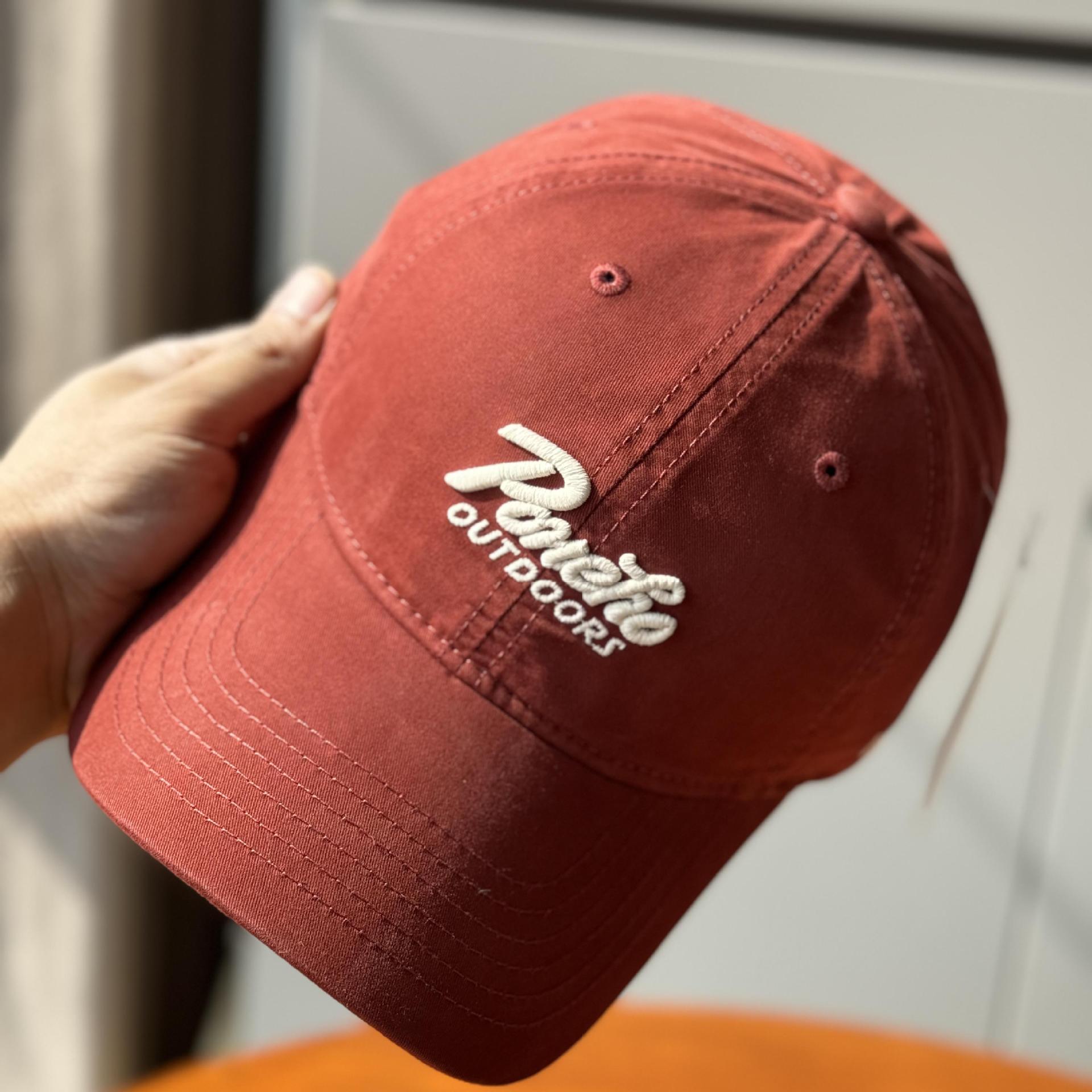 Nuevo estilo coreano de primavera, verano, otoño letras bordadas sombrero de béisbol sombrero de mujer simple de alta calidad sombrero de pareja