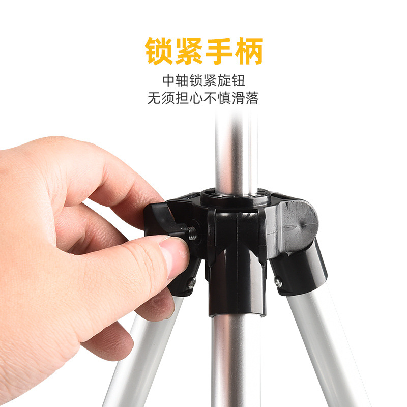Trípode de cámara portátil al por mayor ajuste telescópico de altura soporte de luz de pesca nocturna PTZ trípode aleación de aluminio