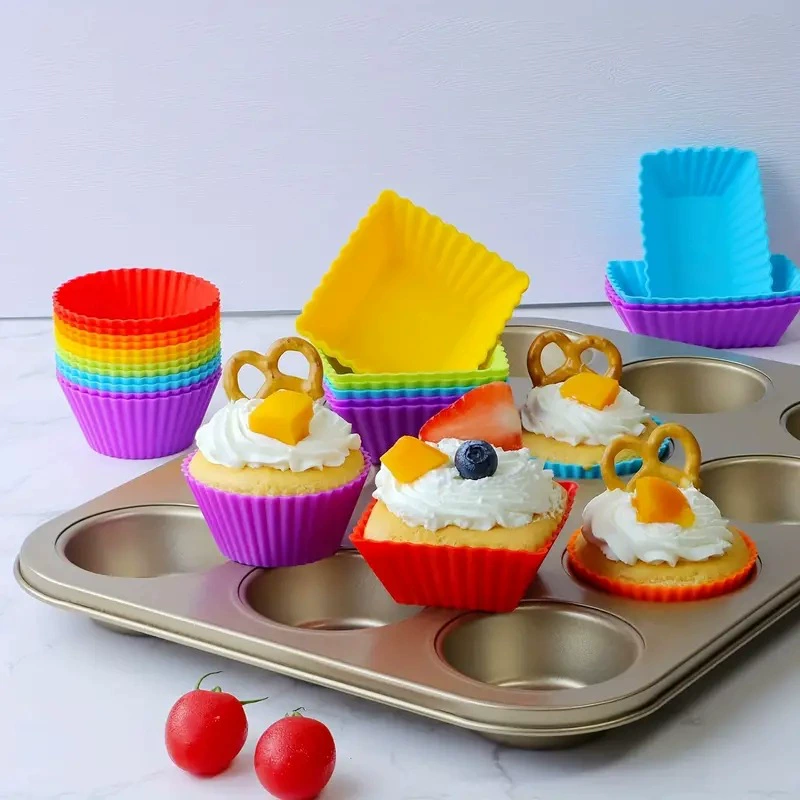 Кроссборд выпечка и паровая силиконовая форма для тортов Silicone Muffin форма для микроволновки паровой торт