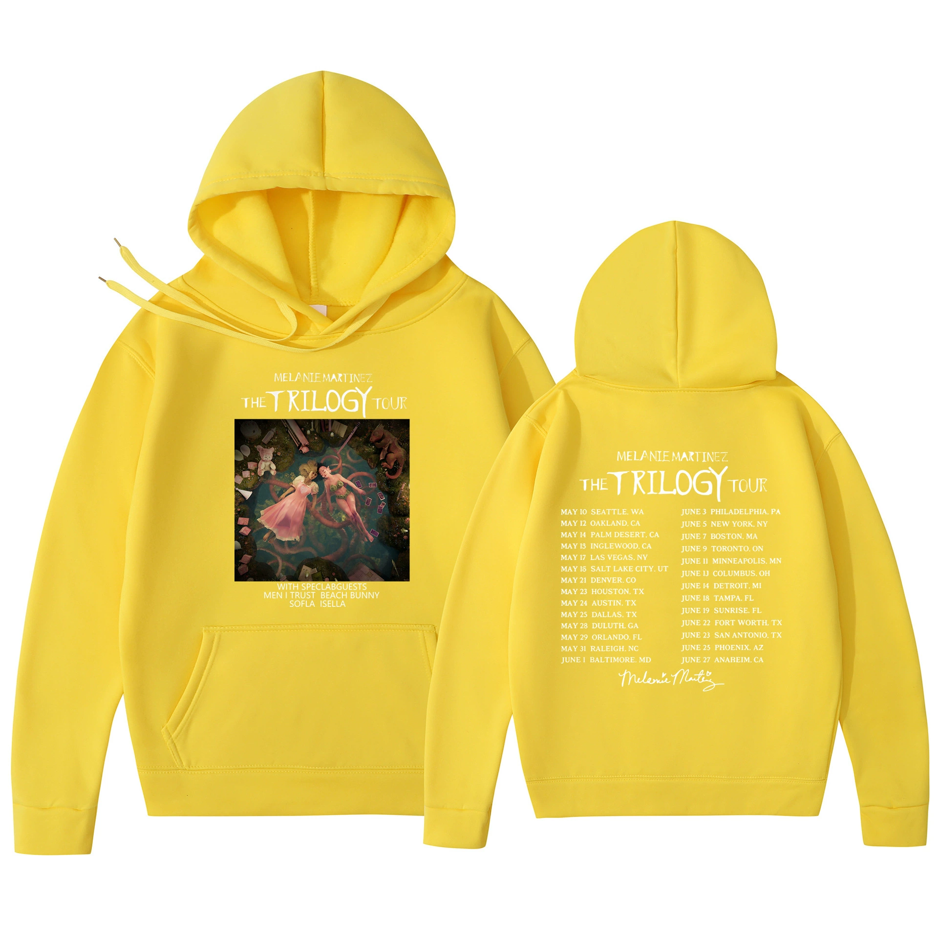 Худи‑пуловер (Foreign Trade) Melanie Martinez «The Trilogy Tour» с принтом, унисекс, размеры S–3XL