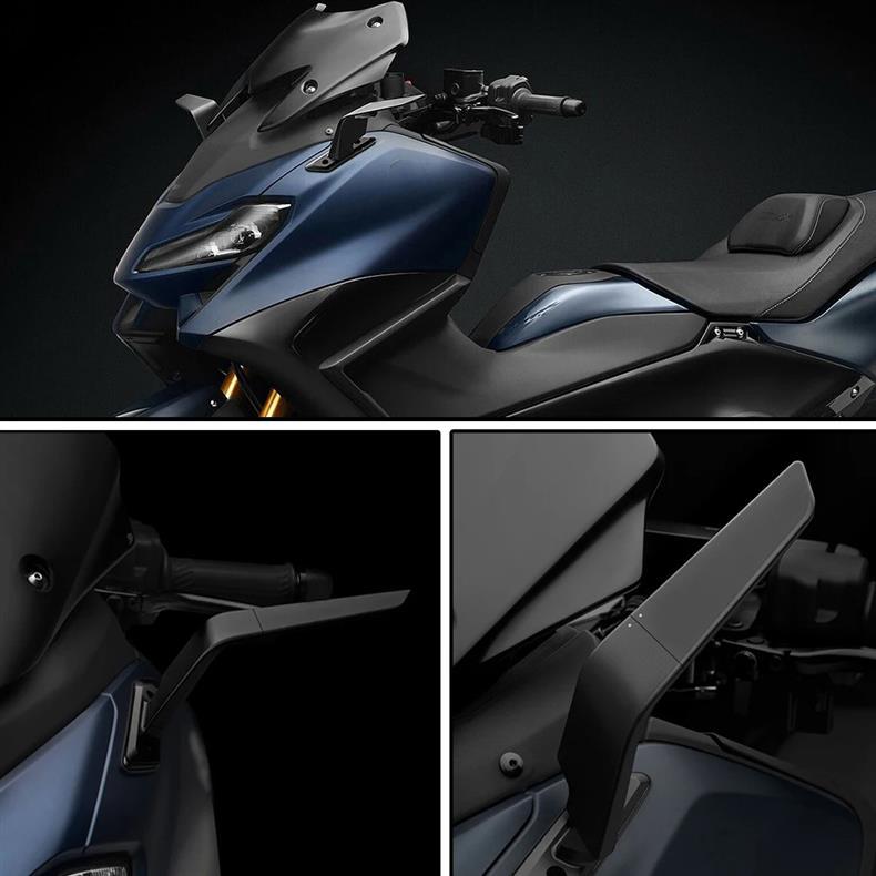 Suitable for Yamaha TMAX 560 2023 new motorcycle wind wing adjustable 360 rotating rearview mirror