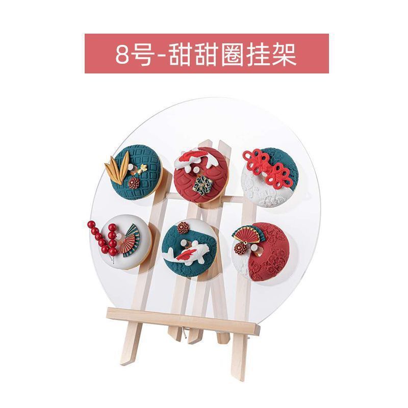 铁艺甜品台摆件蛋糕托盘婚礼小清新白色点心展示架冷餐茶歇摆台|undefined