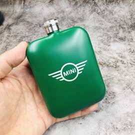 汽车304个性不锈钢170毫升酒壶6盎司户外便携随身刻字新款