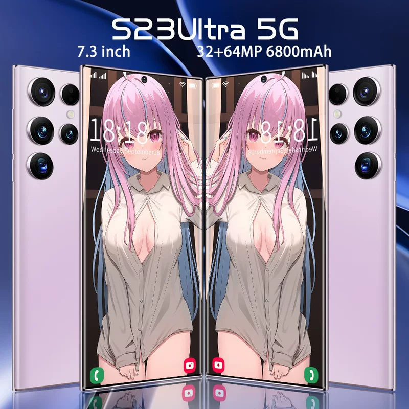 Смартфон S23 Ultra, 16 ГБ + 1 ТБ, большой HD-экран, 4G, варианты регионов