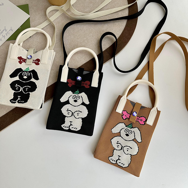 Bolsa de nicho diseño nuevo mini fortuna teléfono bolsa femenina estilo coreano versátil pequeño portátil monedero bolsa de mensajero