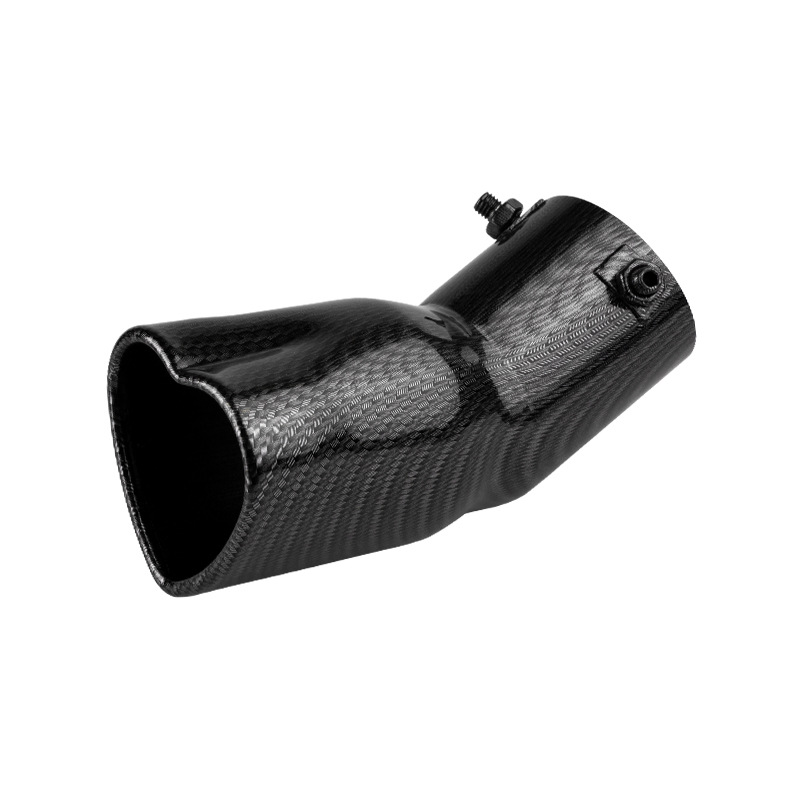 FUENTE fabricante de automóviles Modificación del tubo de escape silenciador en forma de corazón 63mm transfronterizo tubo de cola caliente