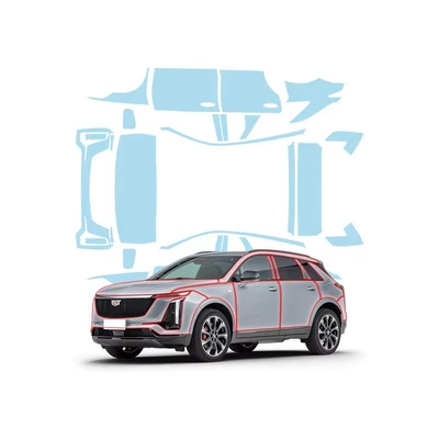 24-26 Models Cadillac Xt5 Invisible Car Cover Tpu Pre-Cut Paint Protection Film Anti-Scratch