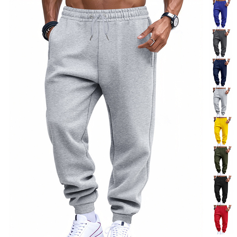 Cross-border Amazon American Men's Four Seasons Thin terry Classic Sports Leisure Jogging Training Fitness Pants Men