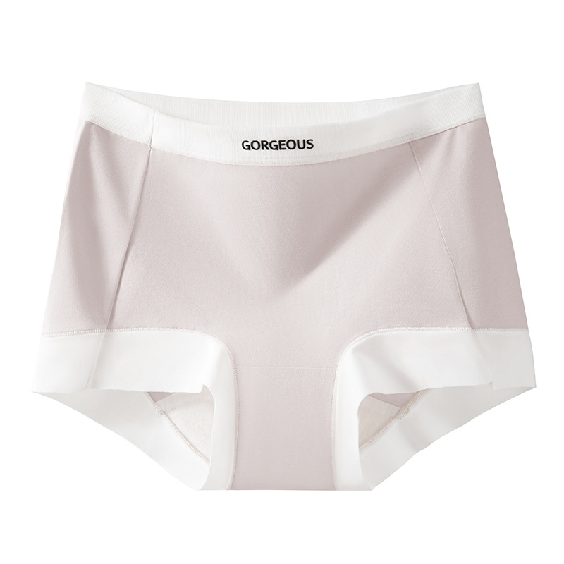 Calzoncillos bóxer de color de contraste de algodón entrepierna antibacteriana entrepierna de algodón 2025 pantalones de seguridad leggings antideslumbrantes calzoncillos bóxer para mujer