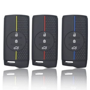 Chery Tiggo 3X X7 Chery 8Pro Teksturalı Silikon Avtomobil Açar Qabığı