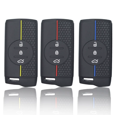 Suitable for Chery Tiggo 3X X7 Chery 8Pro Textured Silicone Car Key Cover Factory Direct Delivery Available for Wholesale