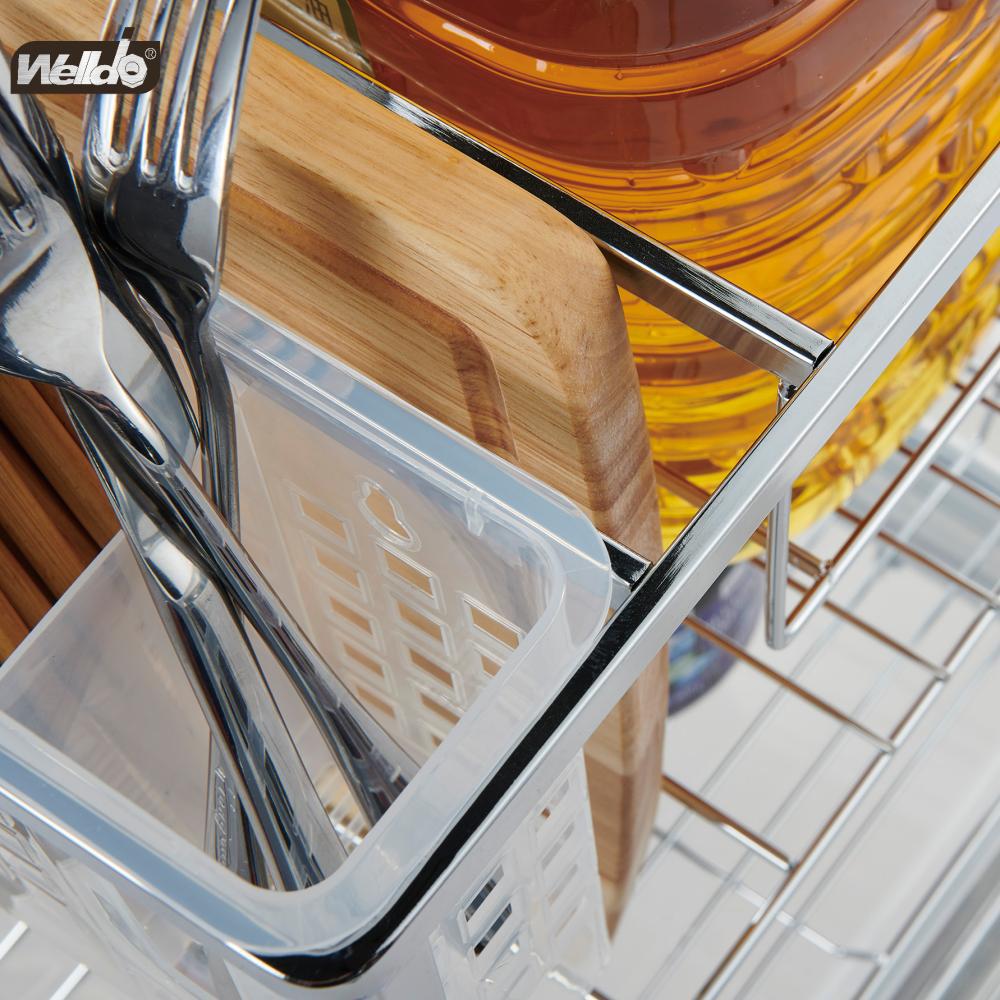 Welldo纬东 厨房地柜抽屉式功能拉篮橱柜抽屉式功能调味拉篮