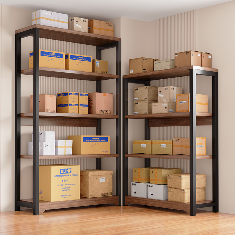 Estante doméstico estante de almacenamiento de piso multicapa almacén de balcón estante de almacenamiento de despensa estante de almacenamiento de cocina multifuncional