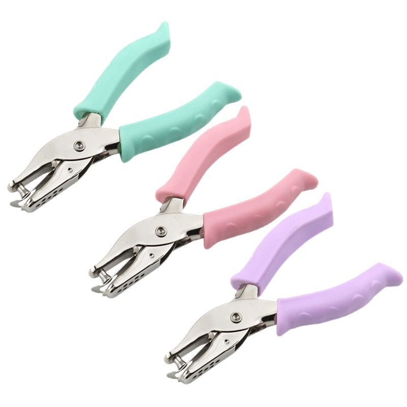 ハンドグリップ式単孔パンチング手帳diyバインダー紙パンチングツールオフィス家庭用単孔パンチングツール|undefined