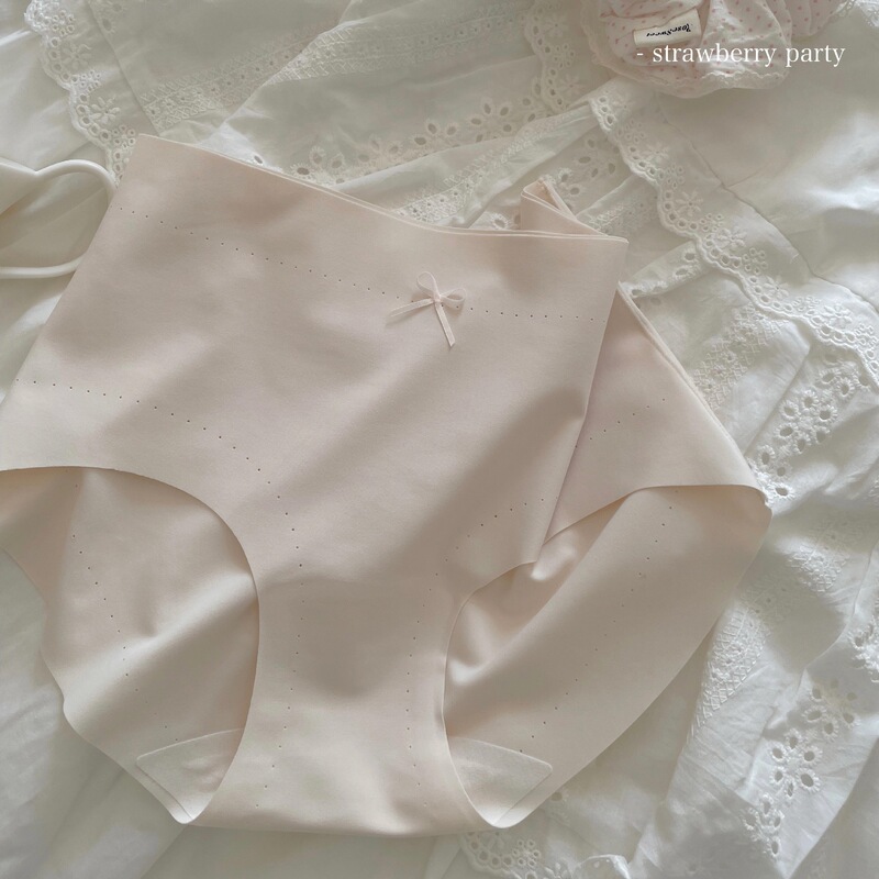 Milk Break ~ Naked Feeling Traceless 10A Antibacterial Lasts Women's Underwear Women's Antibacterial Crotch Women's Briefs Spring and Summer