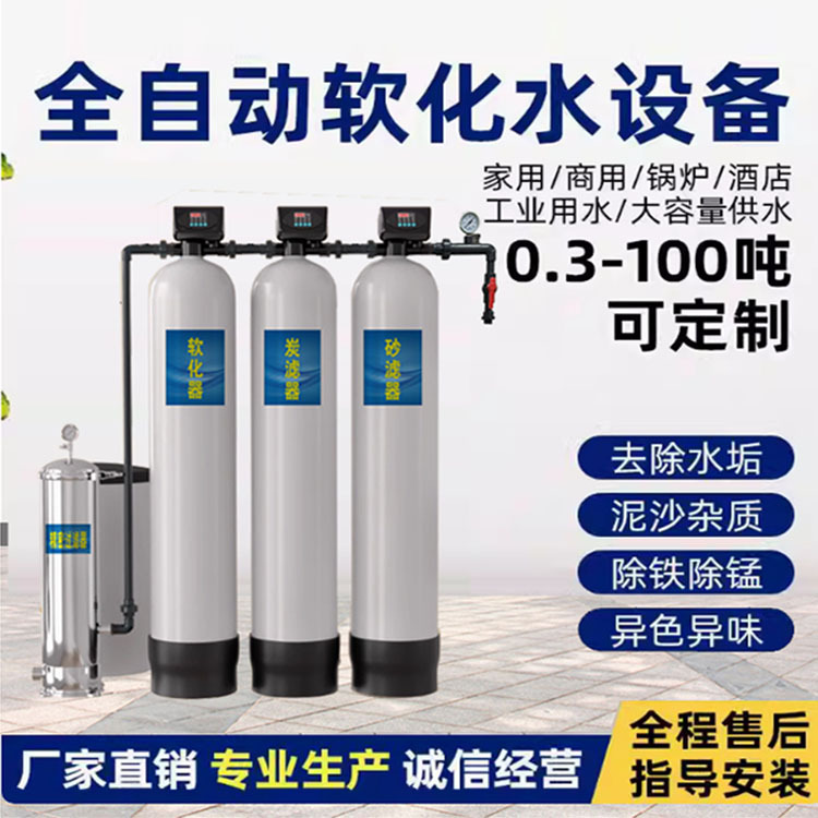 软化水处理设备地下水过滤器工业锅炉软化水除水垢过滤器软水装置