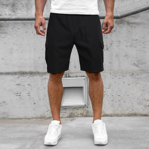 Best-selling side patchwork striped men's sport shorts for summer loose street casual five-pocket pants