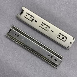 8寸钢珠滑轨厂家直销/4515滑轨75G/寸家具五金配件抽屉滑轨