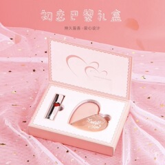 网红爆款迪香儿初恋巴黎爱心香水口红精美礼盒装套装香水持久款