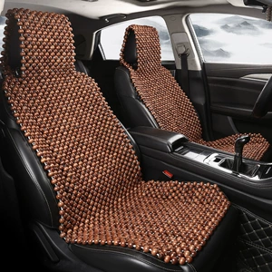 Summer car seat cushion, summer cooling pad, bead seat cushion, single-piece maple wood massage seat cover, breathable wood bead universal seat cushion