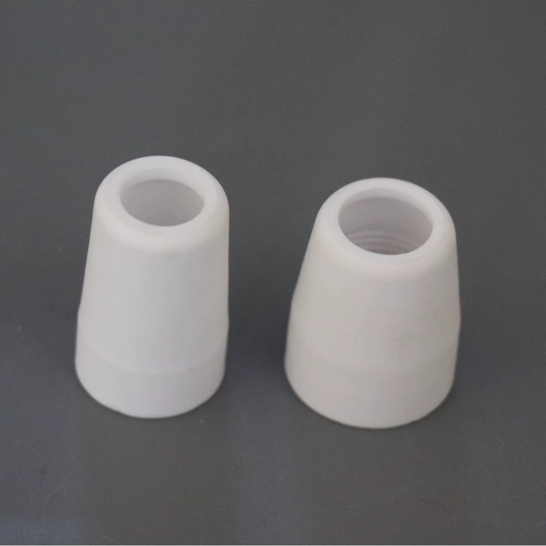 Оптовая продажа аксессуаров для плазменной резки Ceramic protective cover East 60 ME50 Panyang 60 ceramic mouth raw material