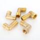 All copper lengthened double outer wire elbow 4 points inner and outer teeth tap water pipe extension copper fitting joint