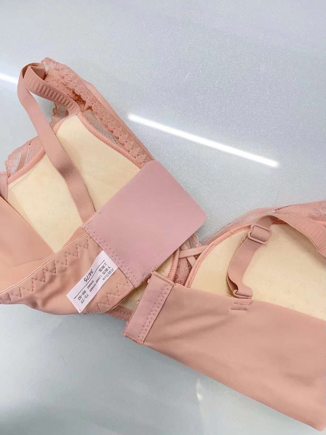 Japonés francés encaje sujetador ajustable cintura leche ropa interior pequeño pecho recoger ropa interior cómoda sujetador