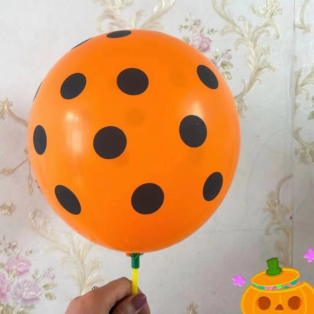 12 pulgadas engrosado globo de lunares Tanabata animal estrellado globo de sandía al por mayor decoración de fiesta de cumpleaños