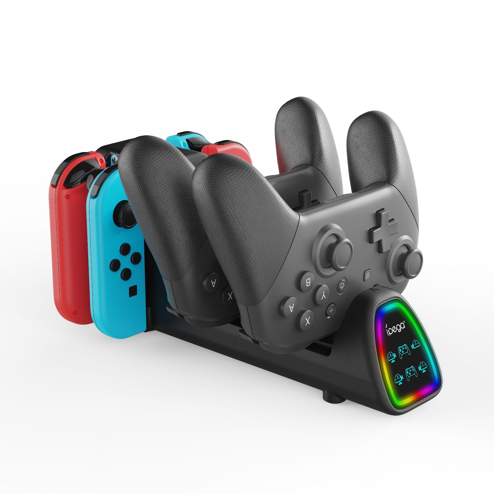 Switch2 10合1充电座NS1/NS2/PRO手柄通用座充（配USB Y型线）