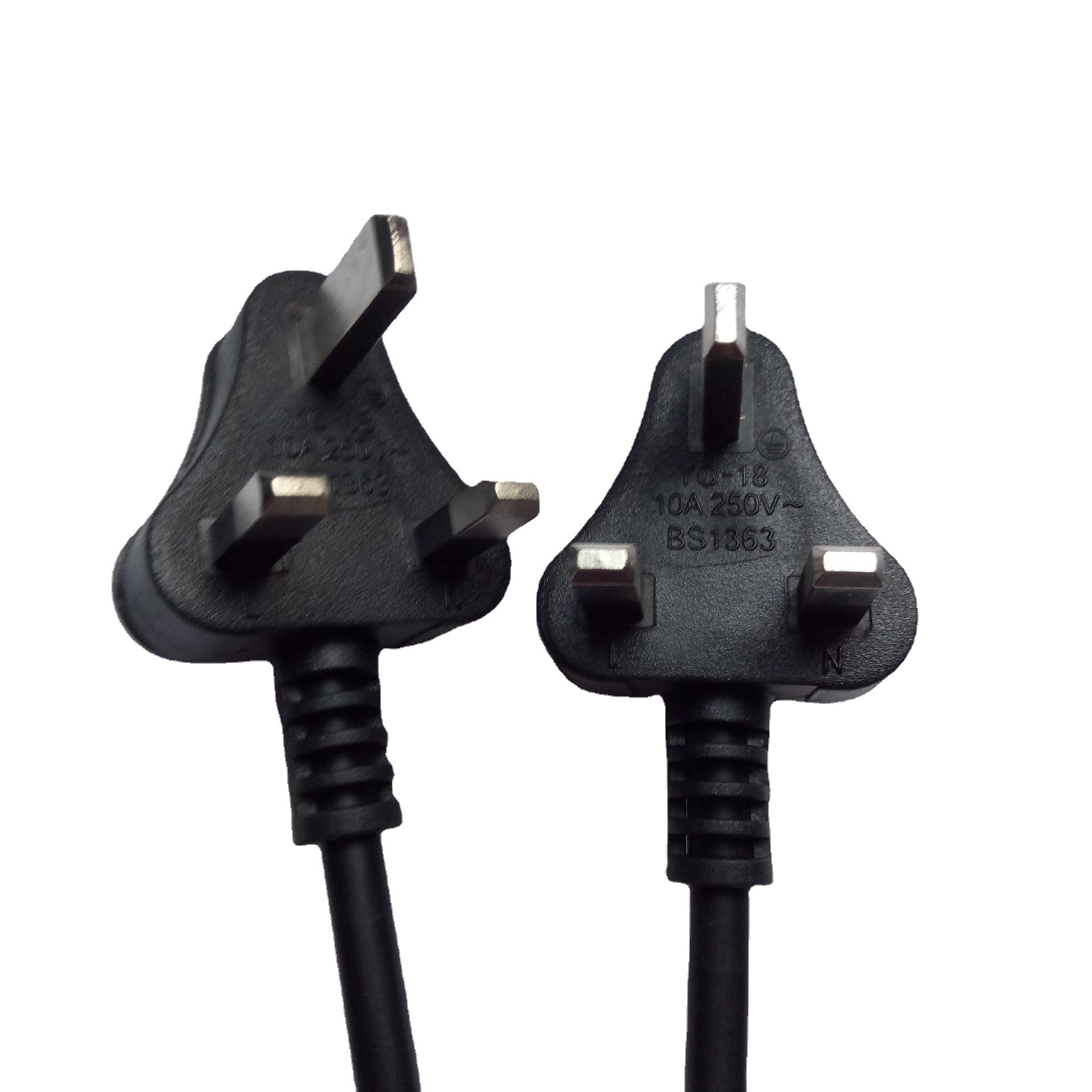 供应BS英式插头电源线 三极电源插头线英规插头电源线英标电源线